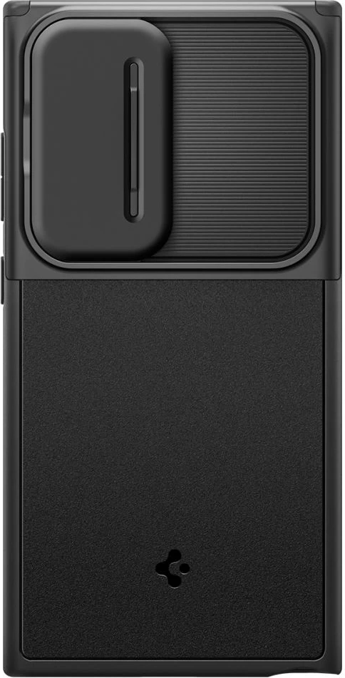 Ovitek za telefon Spigen Optik Armor za Samsung Galaxy S24 Ultra, črn