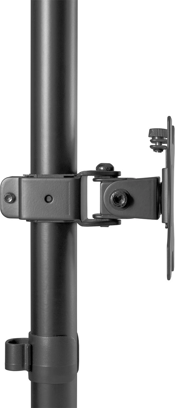 Dvojni vertikalni nosilec za monitorje Digitus Universal, s sponko, do 32" , črn
