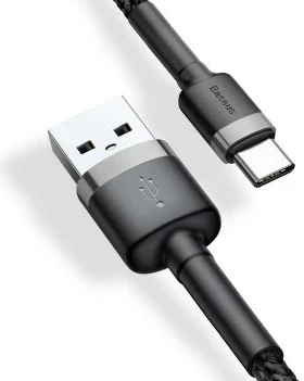 USB kabel Baseus CATKLF-UG1, 3 m, USB A na USB C, črn