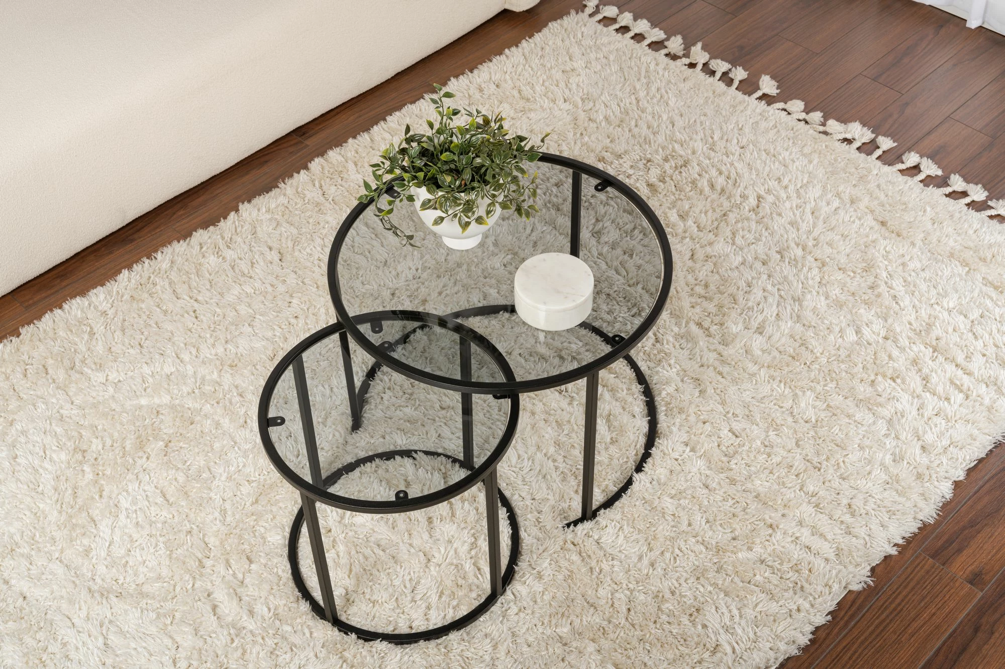 Set miz za kavo Nordure, Aurum, 60, 42, črn, siv