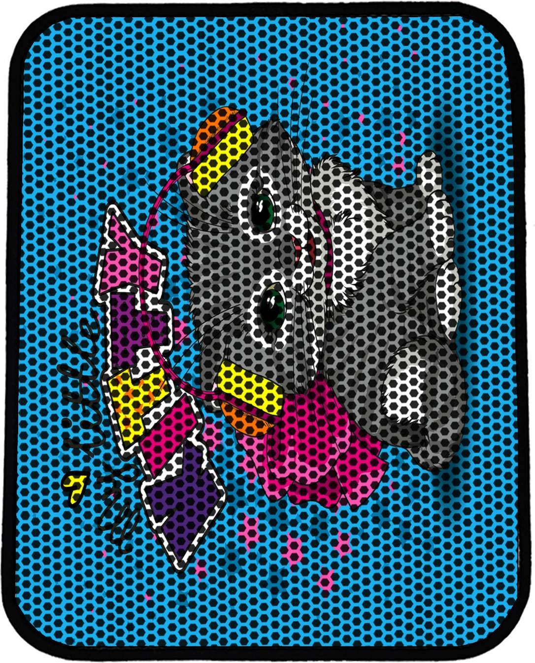Preproga za mačji pesek, večbarvna, Paws & Whiskers Nrszn0245, 45 x 60 cm