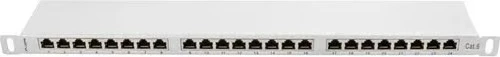 Patch panel, Lanberg PPS6-0024-S, siva
