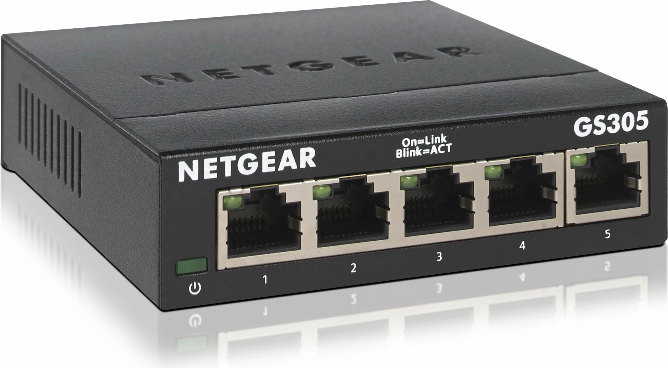 Preprost stikalo NETGEAR GS305, Gigabit Ethernet, nep Montažno