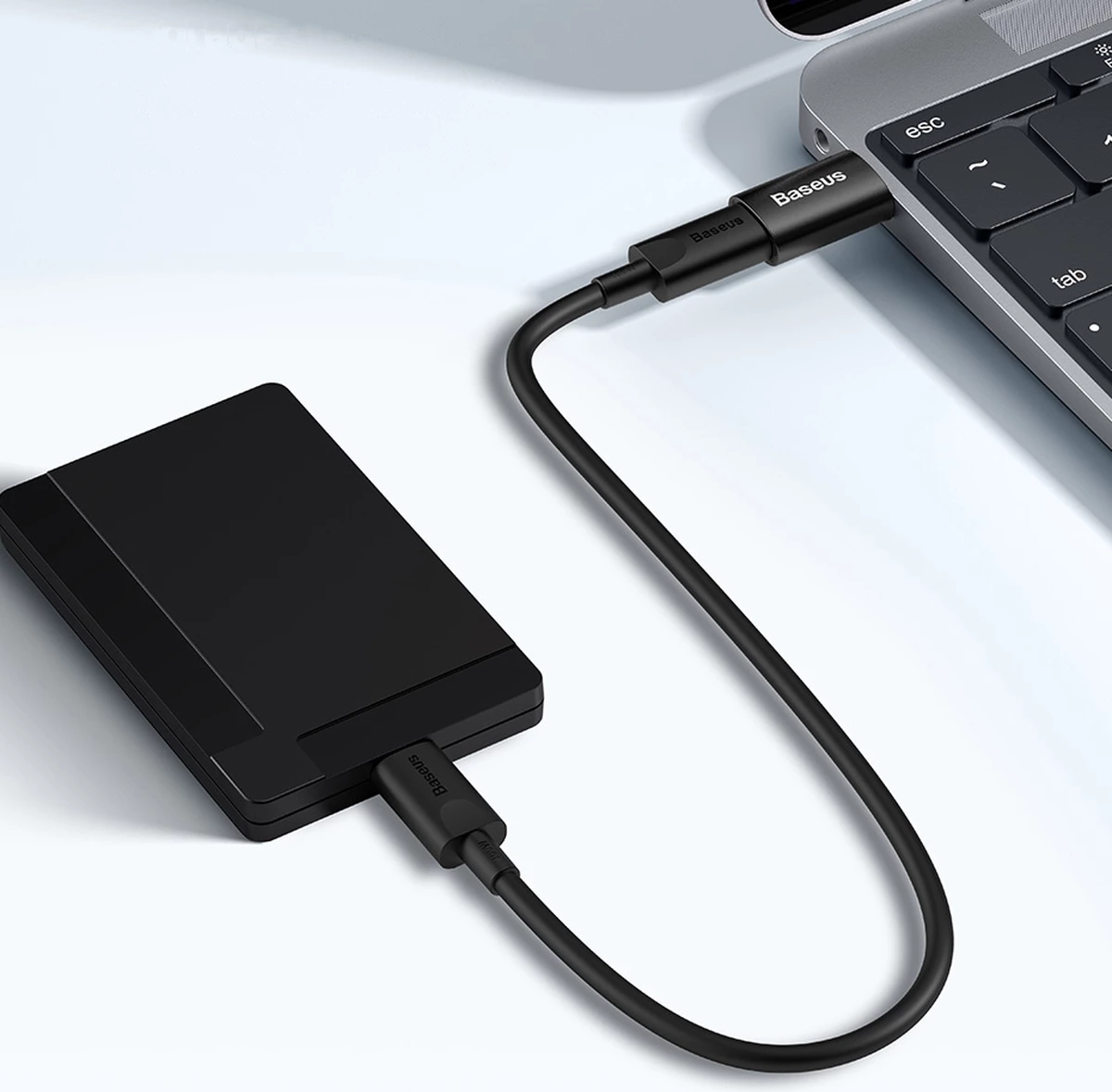 Adapter USB 3.1 OTG, USB-A na USB Type-C, Baseus Ingenuity Series, moder