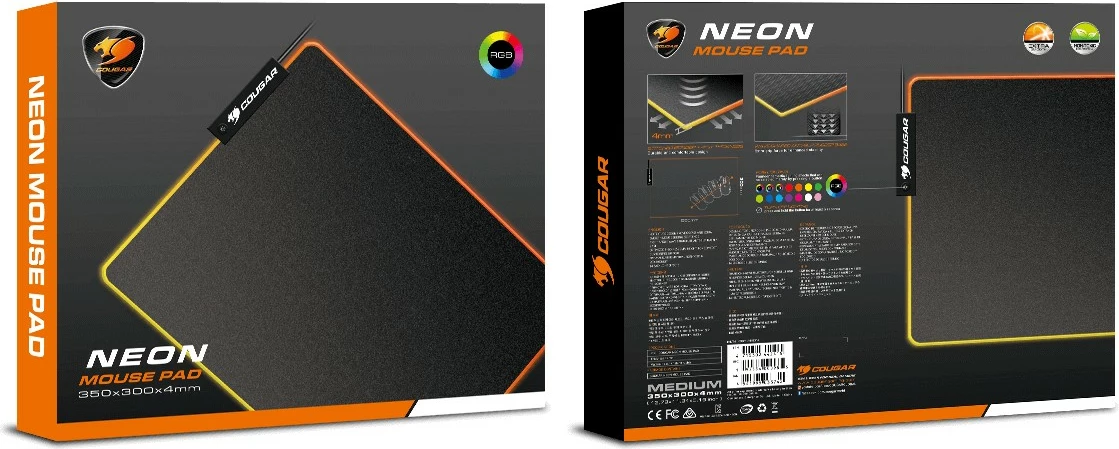 Podloga za miško Cougar Neon ARGB 350x300