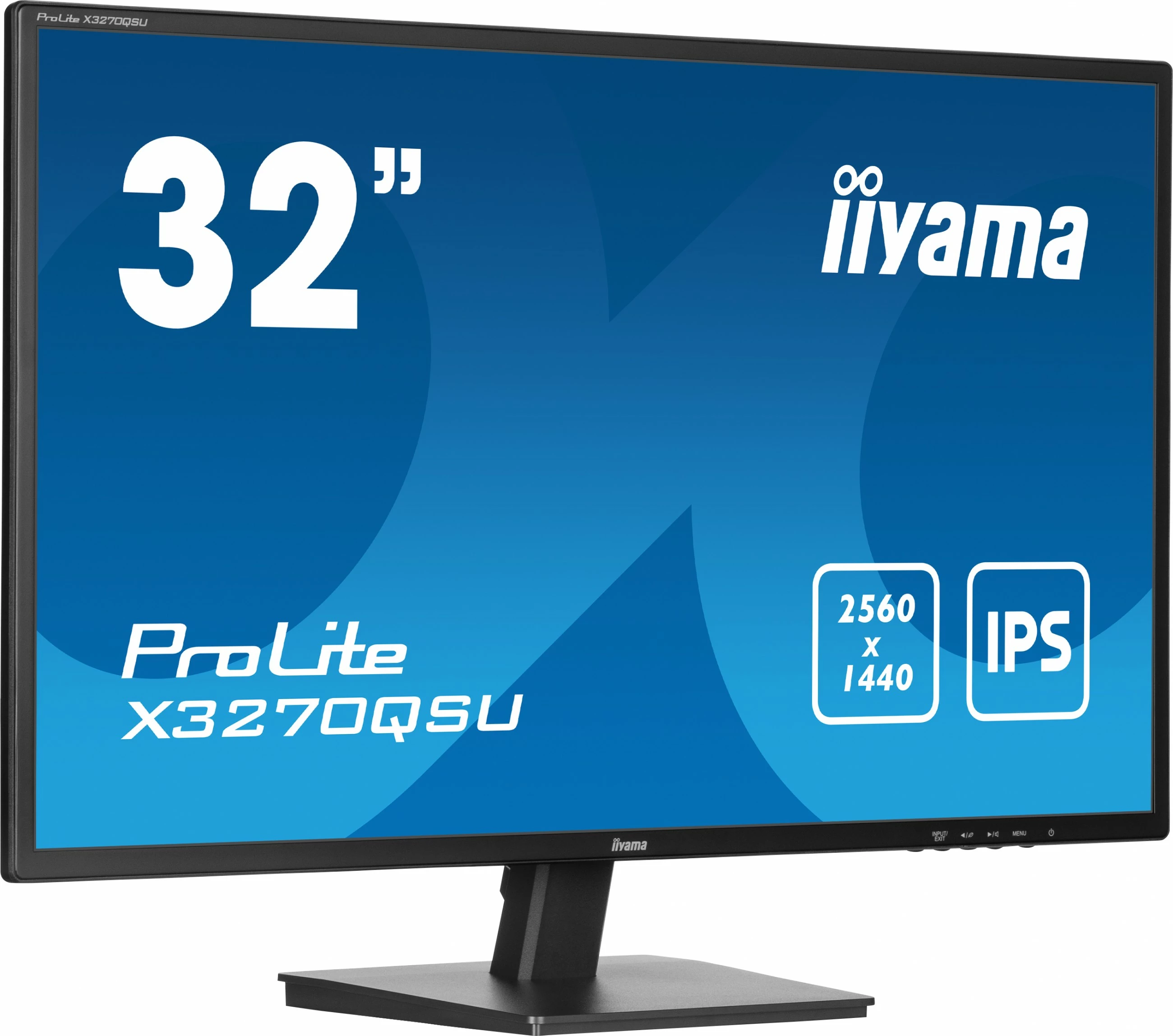32" širok Quad HD monitor iiyama ProLite X3270QSU-B1, 2560 x 1440, LED, črn