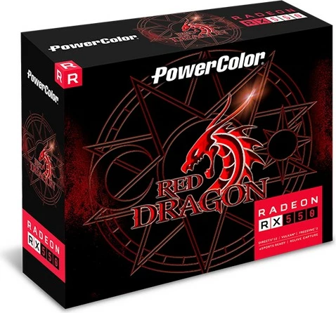 Grafična kartica PowerColor Red Dragon AXRX 550, Radeon RX 550, 4 GB, GDDR5, PCI Express 3.0, črna