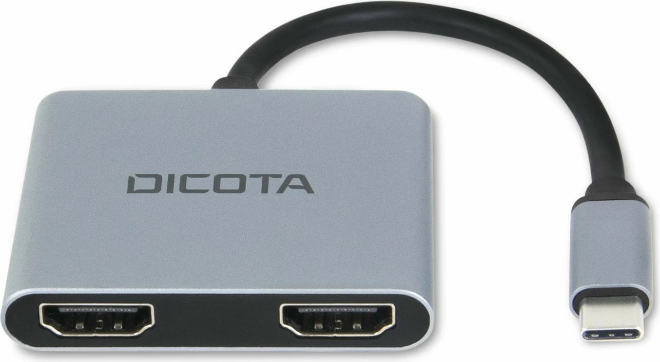 Docking postaja DICOTA D32063, USB Type-C, srebrna