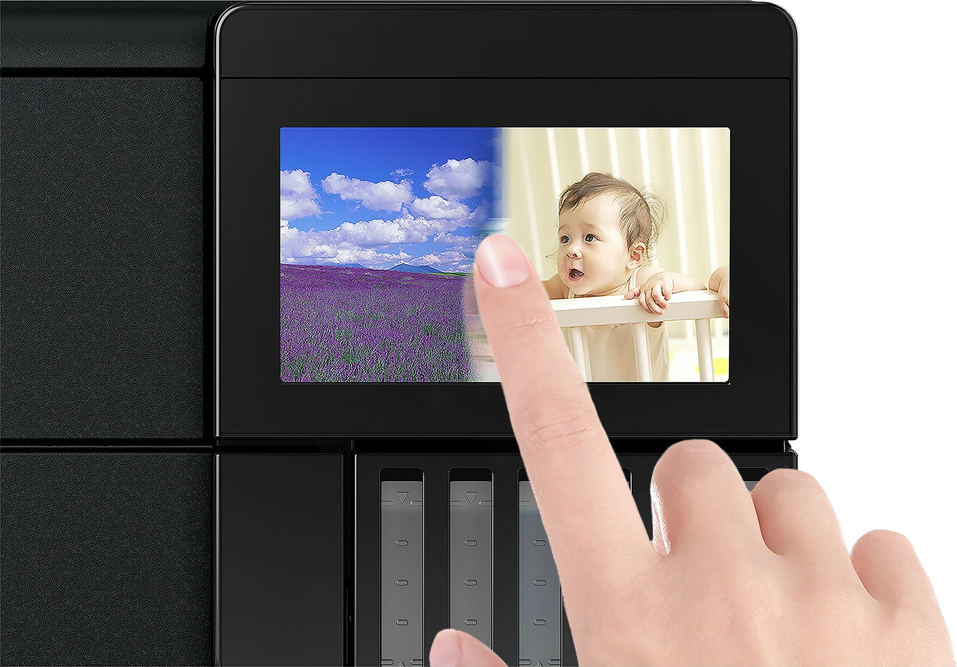 Večnamenski brizgalni tiskalnik Epson EcoTank ET-8550, A3, Wi‑Fi, zaslon na dotik, črn