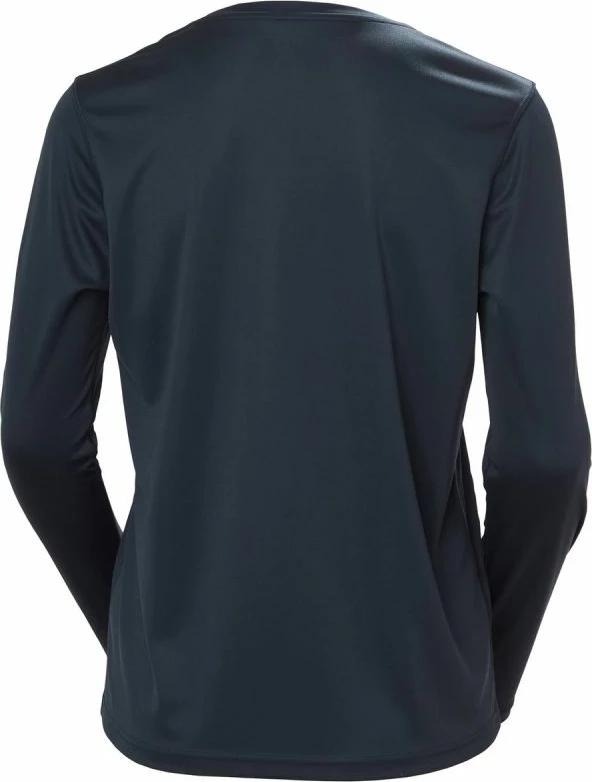 Majica z dolgimi rokavi za ženske Helly Hansen, temno modra