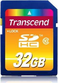 SD kartica 32GB SDHC Class 10, črna — Transcend