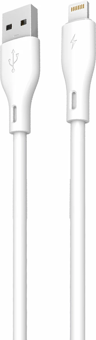 Kabel USB-A na Lightning, 2 m, 3A, bel — Dudao L2L