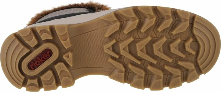 Visoke tople čizme Rieker, črne