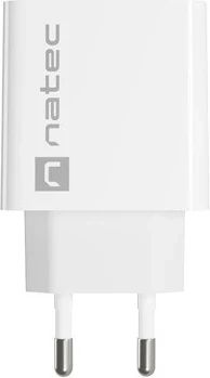 Universalni polnilec 18W, NATEC Ribera USB-A, bel
