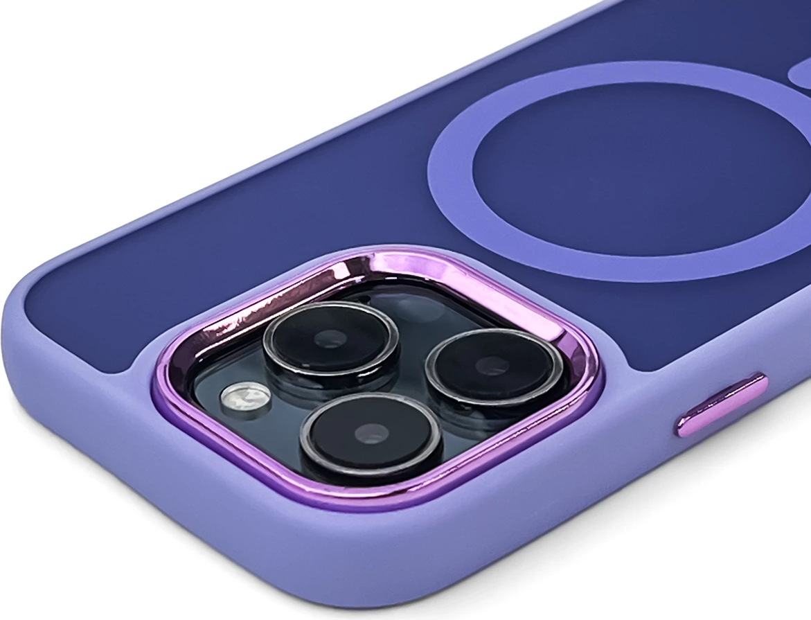 Modni ovitek MagSafe Wozinsky za Samsung Galaxy S25, vijoličen