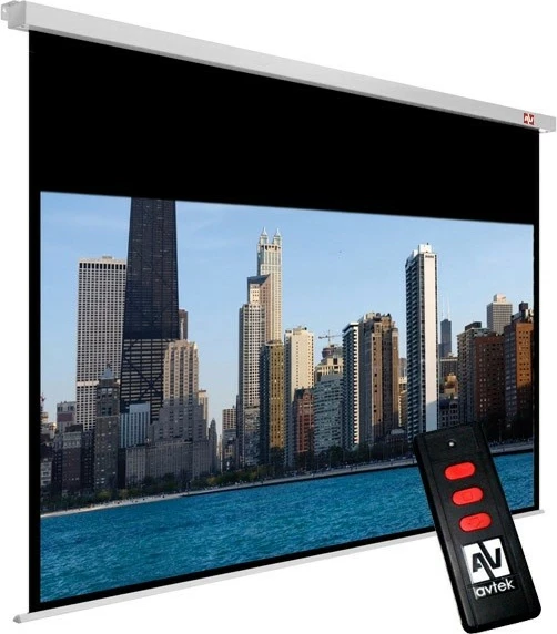 Električni projekcijski zaslon Avtek Cinema Electric 240 MG, 240x200 cm, siva mat