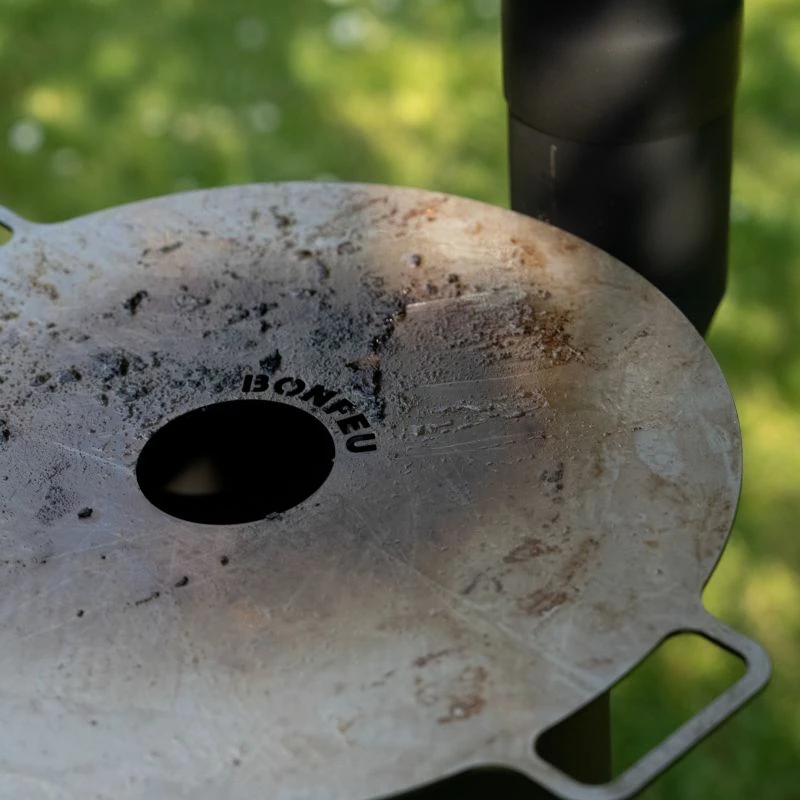 Plošča za žar 40 Bonfeu, črna