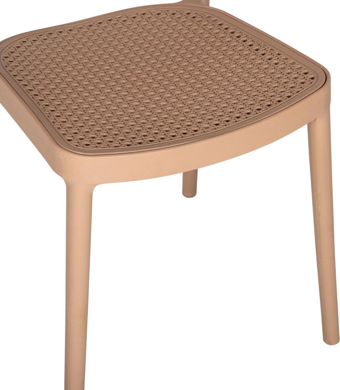 Stol iz polipropilena MEKO FH5934.03 kapučino 51x52x80Hcm