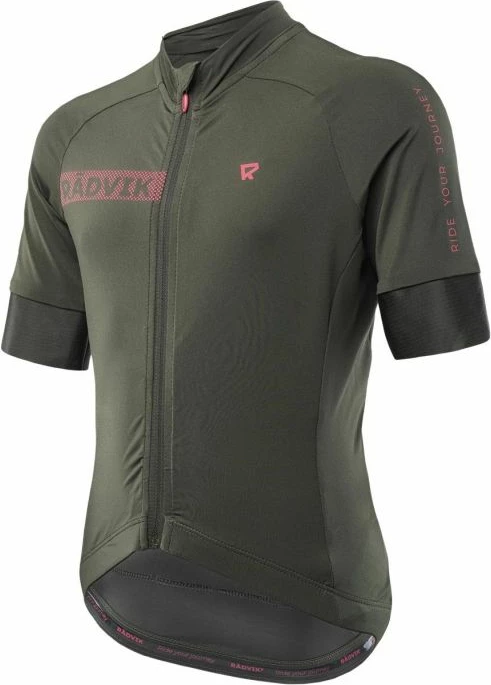 Kolesarska majica za otroke Radvik, črna