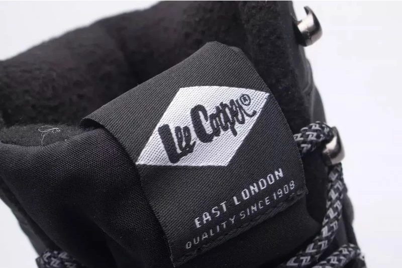 Kakovostne moške čevlje Lee Cooper, črni