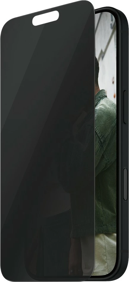 Zaščitno steklo za zasebnost PanzerGlass za iPhone 16/15, prozorno