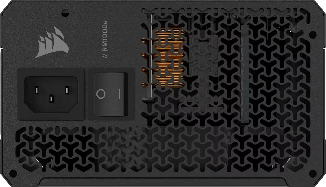 Napajalnik Corsair RM1000e, 1000 W, popolnoma modularen, ATX 3.1, 80 PLUS Gold, črn