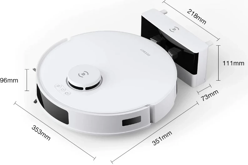 Robot sesalnik Deebot N20 ECOVACS, bel