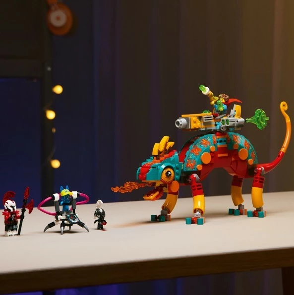 443-delni gradbeni set LEGO DREAMZzz Mateo's Fiery Chameleon 71492, za otroke, večbarven