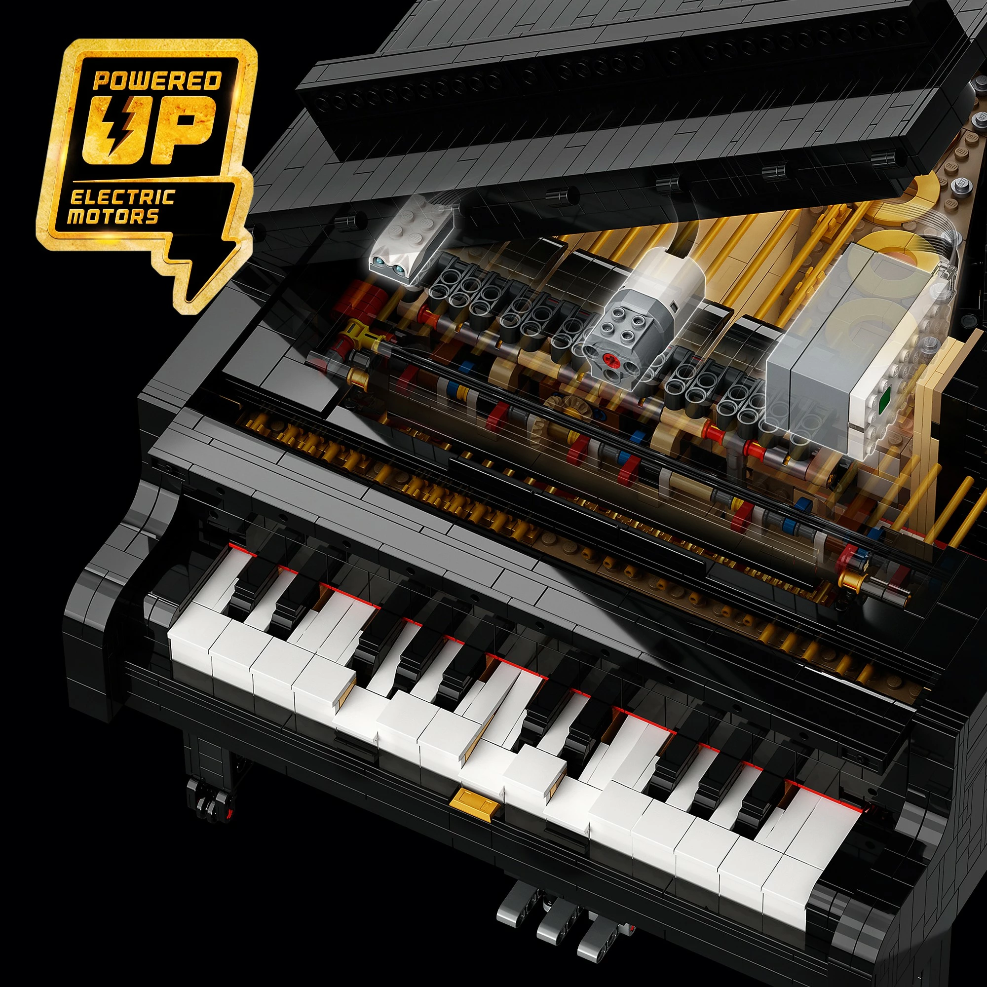 Model koncertnega klavirja LEGO Ideas Grand Piano 21323, 3.662 kosov, večbarven