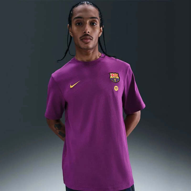 Majica za moške FC Barcelona, Nike, rdeča/vijolična