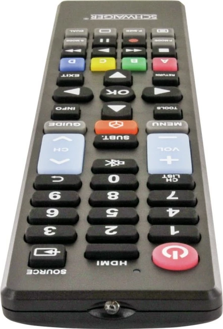 Daljinec Schwaiger UFB100U533 za TV, s tipkami, črn