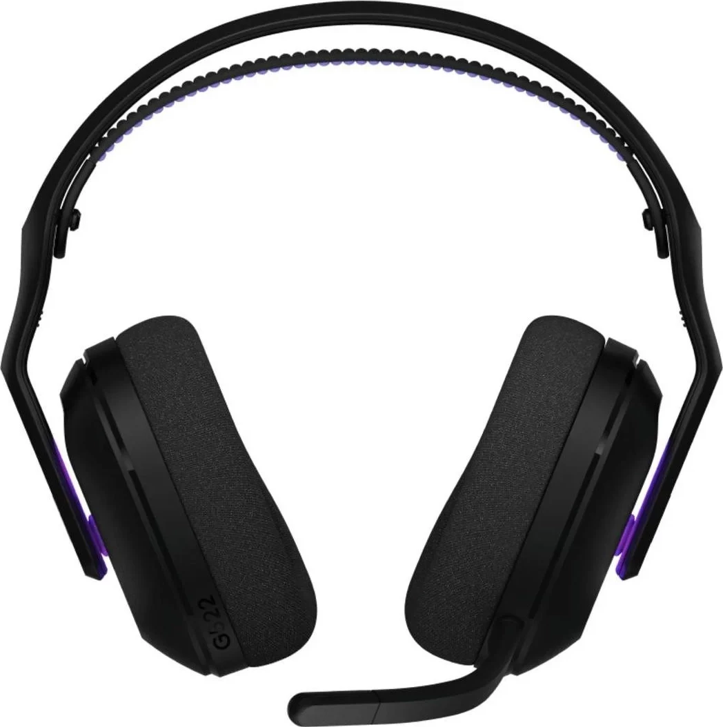 Brezžične slušalke Logitech G522, Bluetooth 5.3, mikrofon, črne