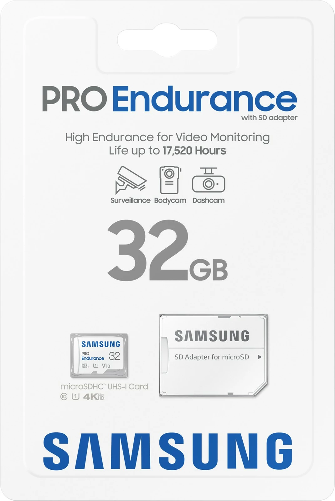 Pomnilniška kartica, 32 GB MicroSDXC Samsung MB-MJ32K, Class 10, UHS-I, bela