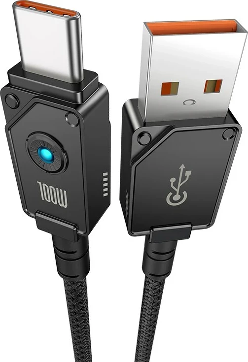 Kabel USB Unbreakable 1 m, USB A na USB C, črn – Baseus