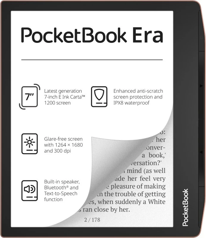 7-palčni e-bralnik Pocketbook Era 16GB, Stardust Silver