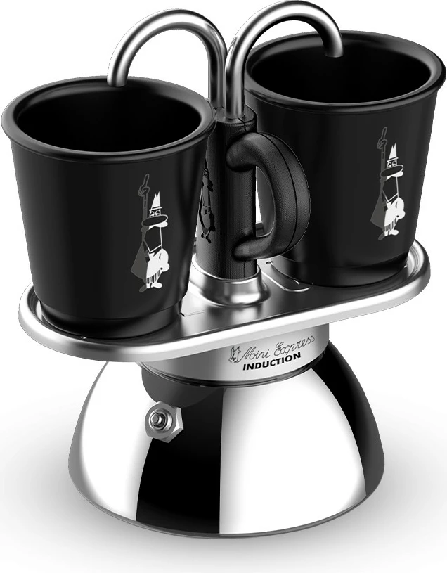 Mokka aparat za kavo Mini Express 0,8 L, Bialetti, srebrn