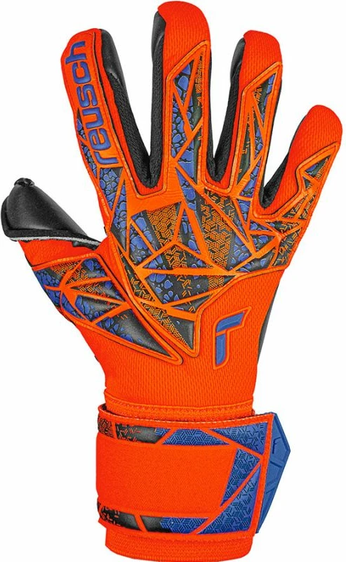 Dlančnike za vratarje Reusch, moške, črno-oranžne