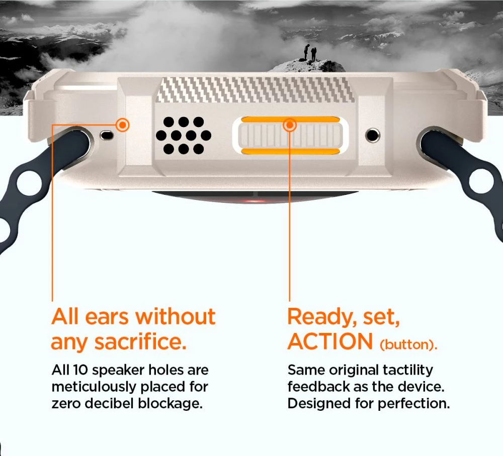 Zaščitna prevleka Rugged Armor za Apple Watch Ultra 1/2 49 mm, bež