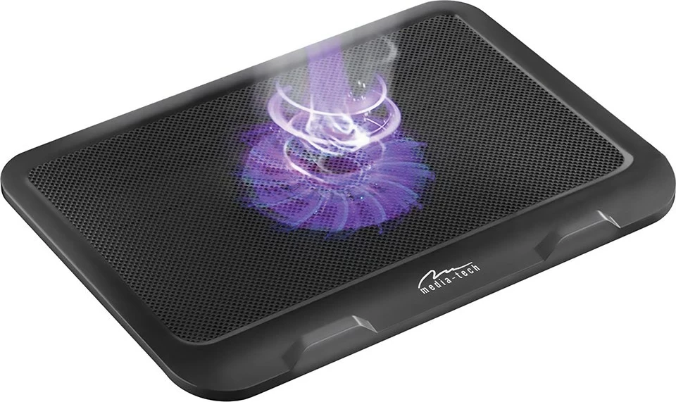 Hladilna podloga za prenosnik Silent Cooling Pad MT2660, črna