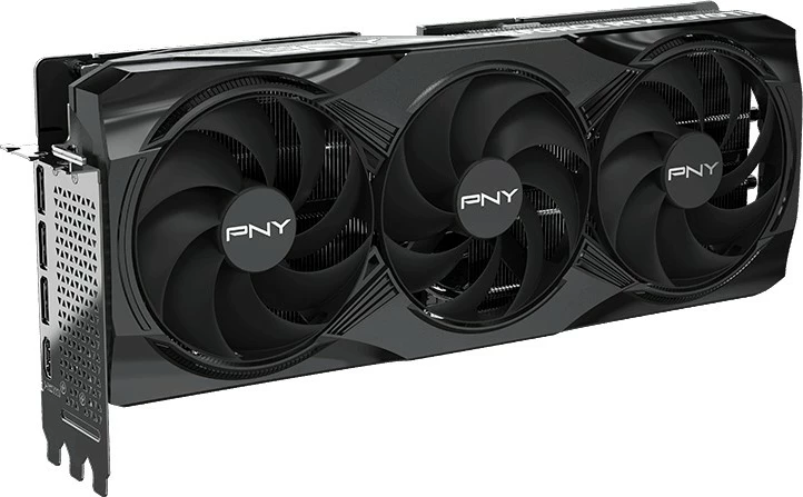 Grafična kartica PNY RTX 5070 Ti VERTO OC, 16GB GDDR7, 3 ventilatorji, črna