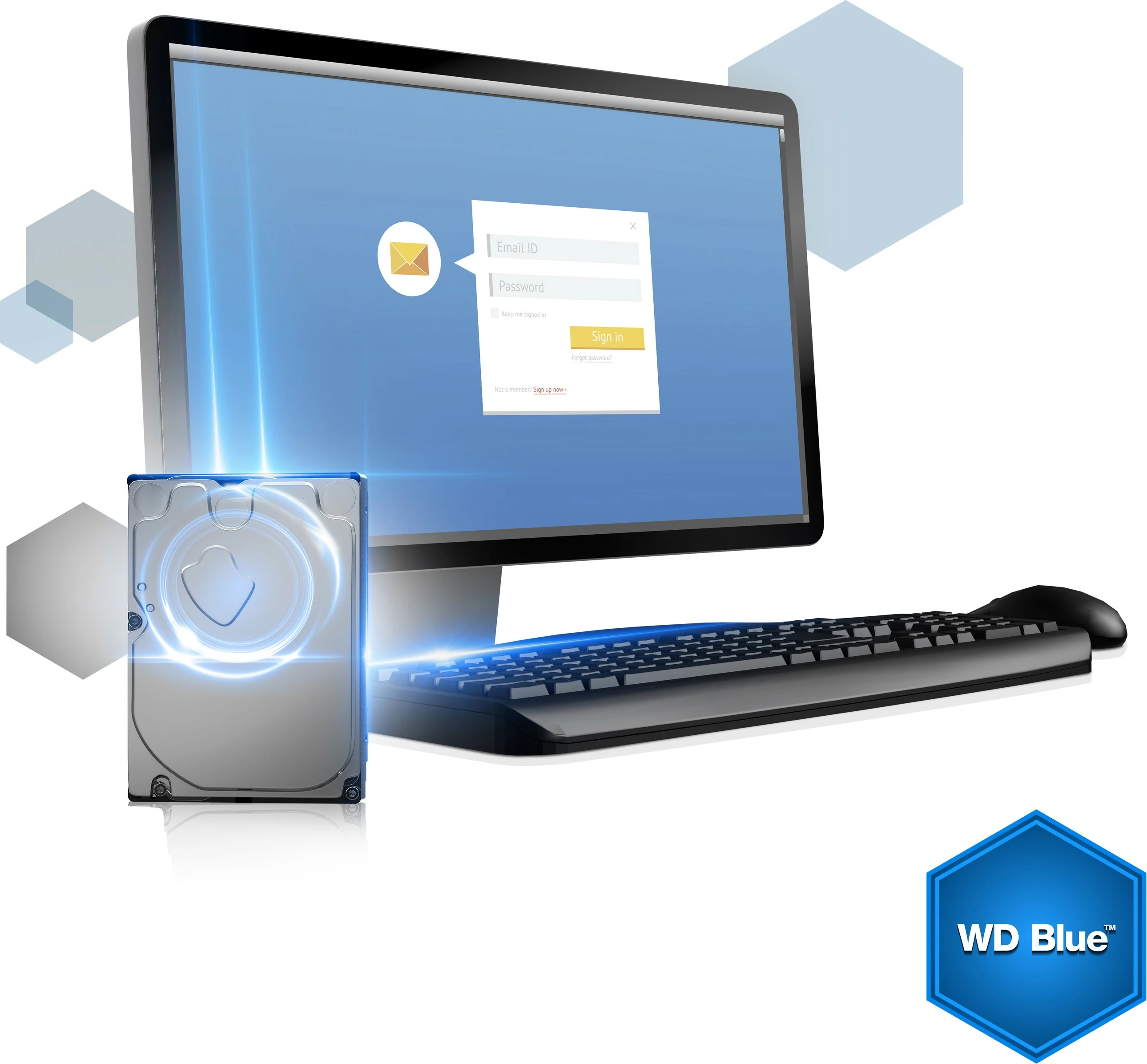 Notranji trdi disk 500 GB 7200 RPM, Western Digital Blue