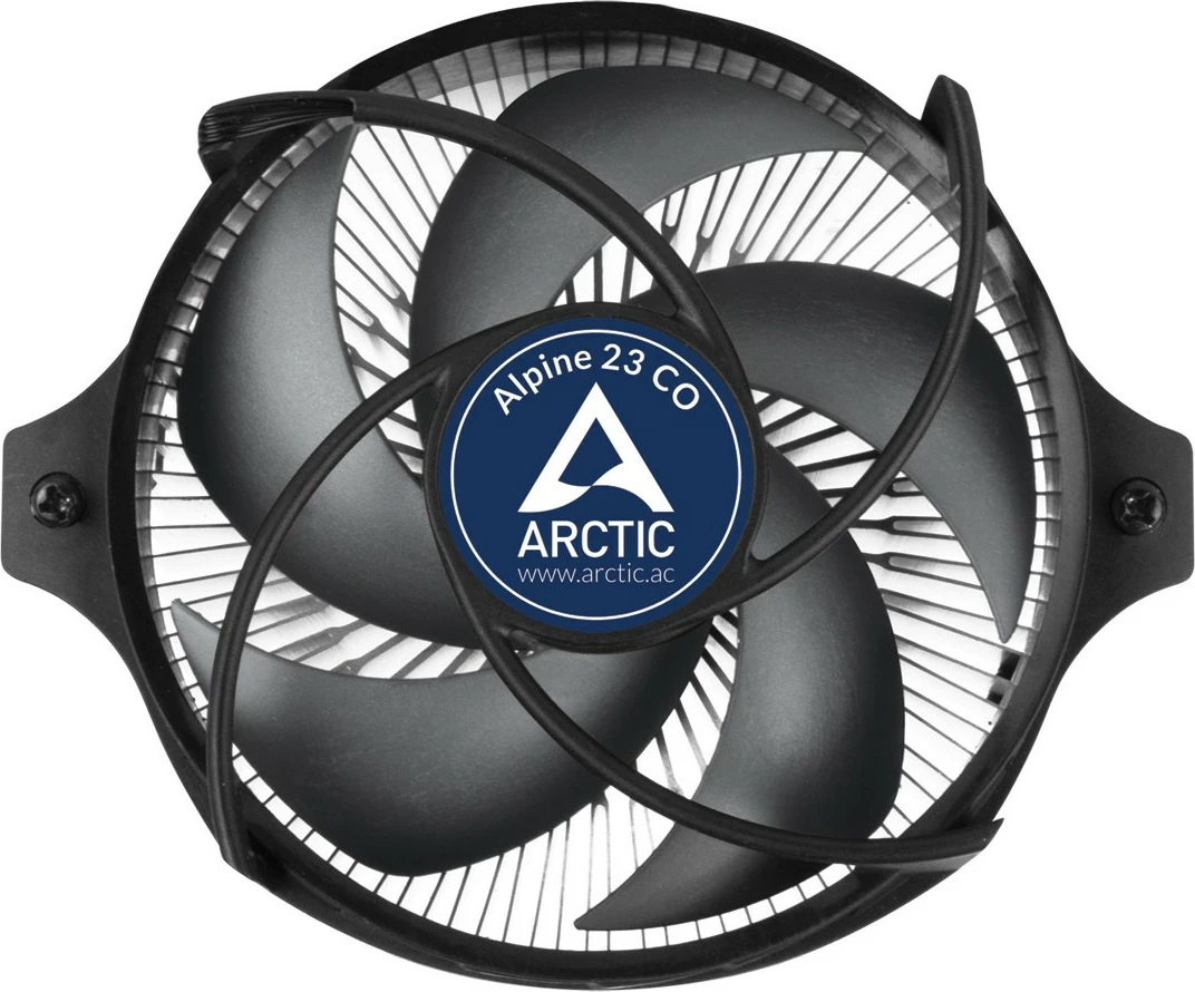 Hladilnik procesorja ARCTIC Alpine 23 CO, 9 cm, 200-2700 RPM, aluminij, črn