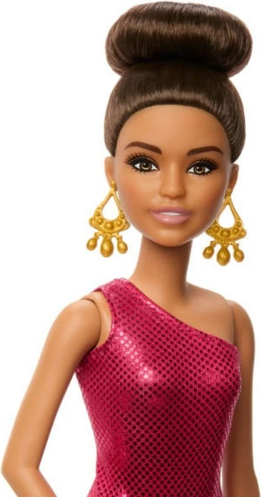 Punčka Barbie Dance Performer Mattel JFR09, rdeča sijoča obleka in zlati pokal