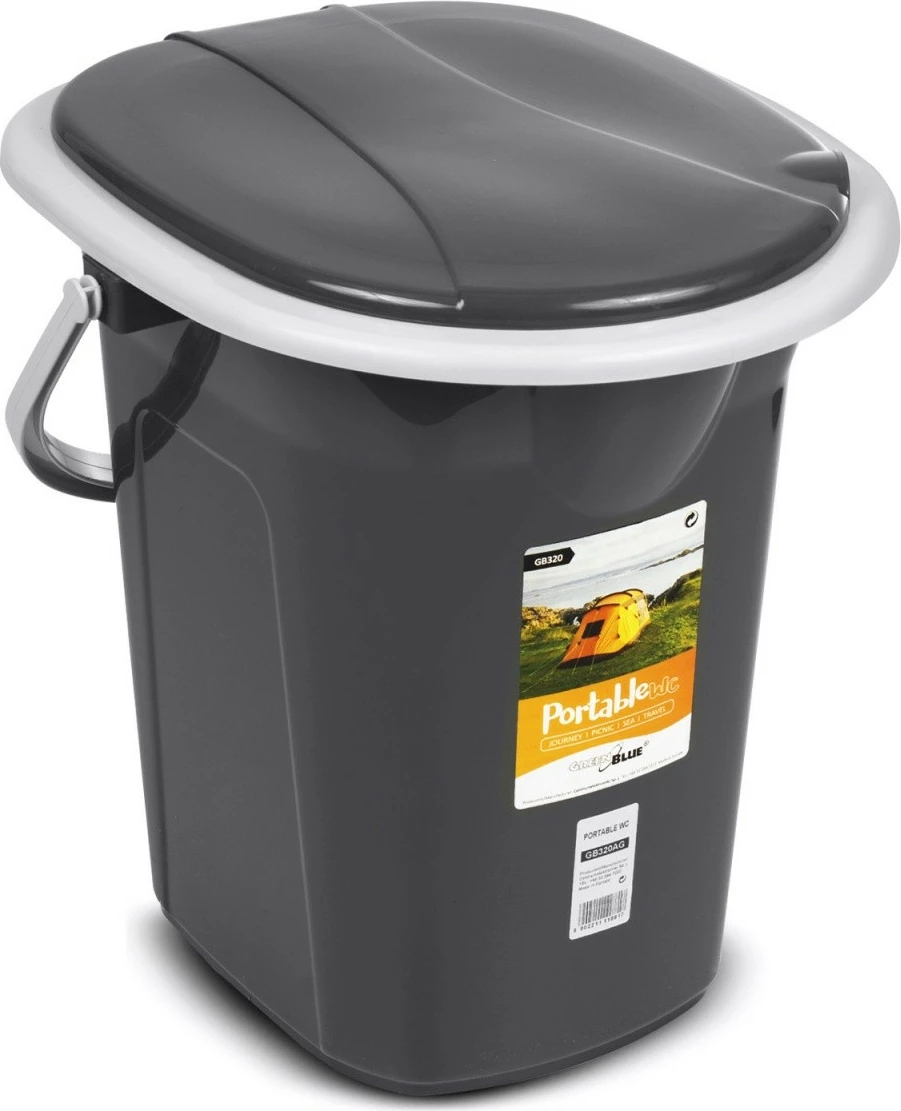 Prenosni WC GreenBlue GB320AG, antracit
