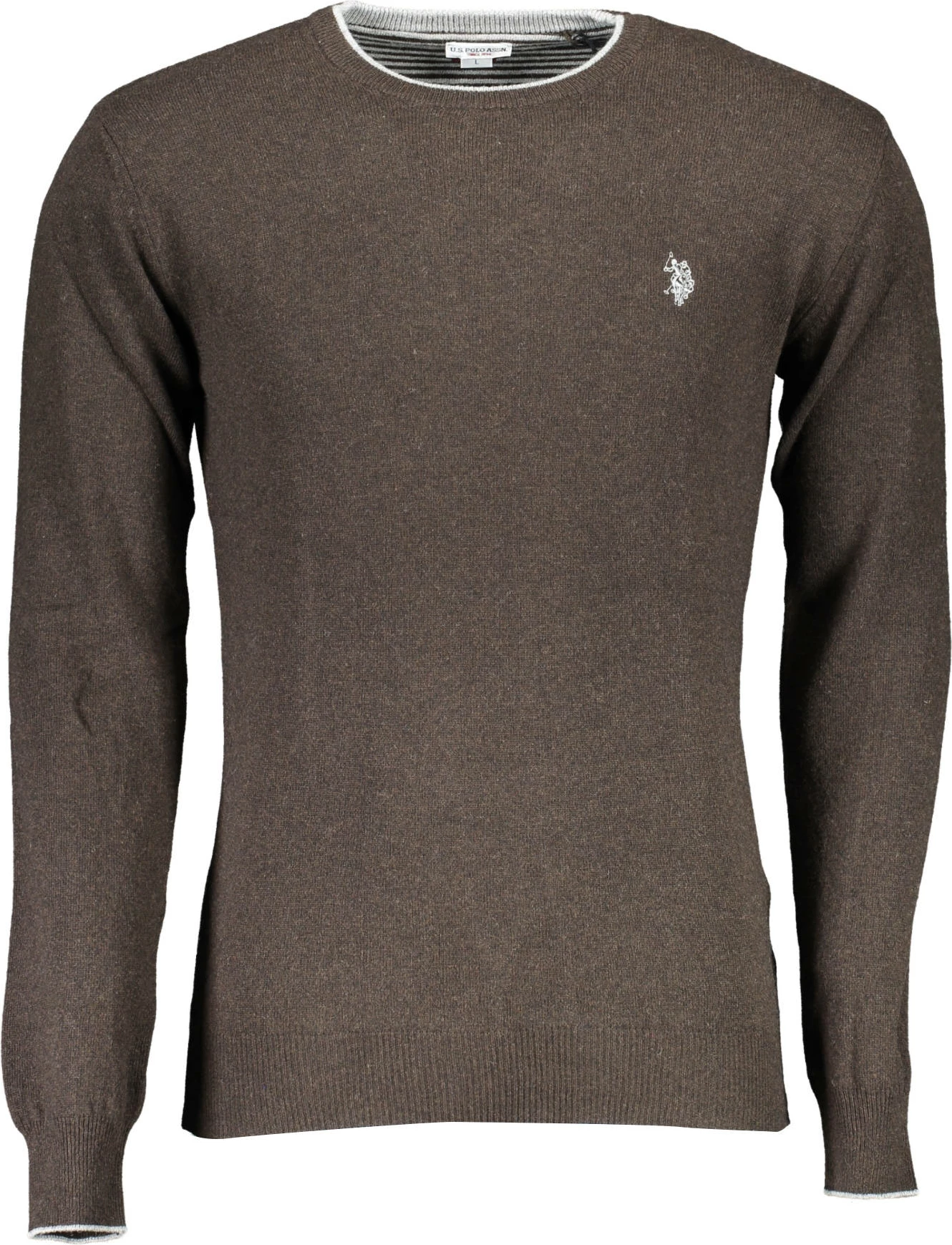 Pletenina US Polo, moška, rjava
