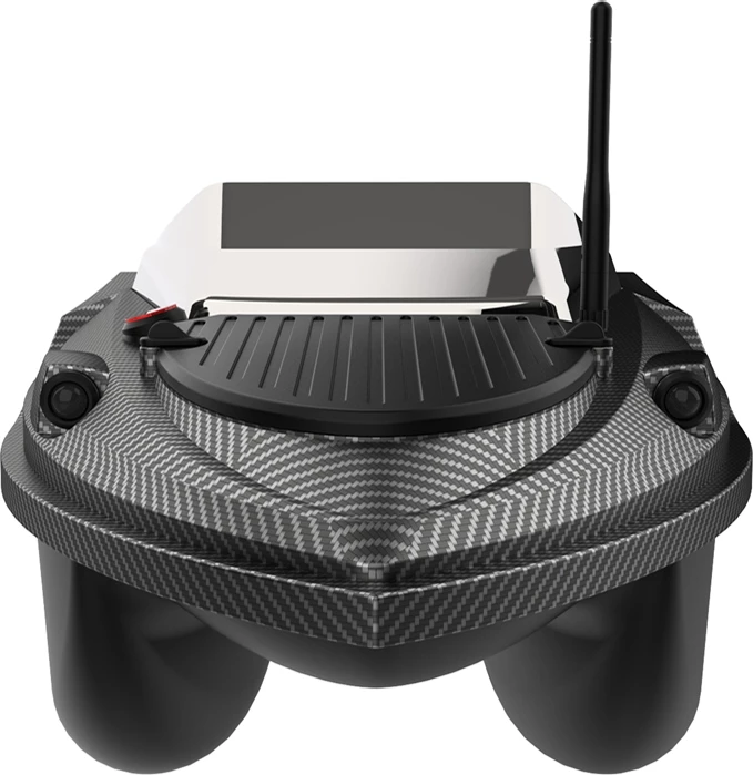 Čoln za raztros vabe z GPS in brezžičnim sonarjem, Flytec V080-Finder, baterija 20000 mAh, doseg 800 m, komplet, črn