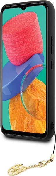 Ovitek za telefon 4G Charms, rjav, Guess GUHCS23FEGF4GBR za Samsung Galaxy S23 FE