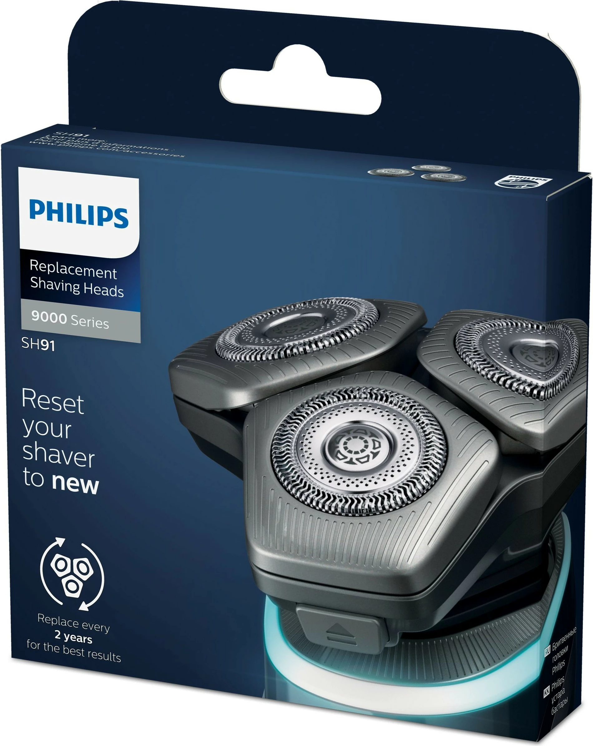 Rezervni set glavic za brivnik, Philips Shaver Series 9000 in SP9000 SH91/50, 3 glave