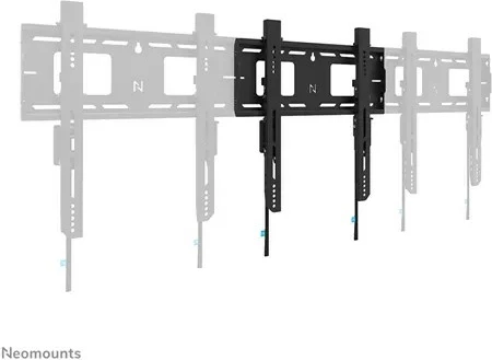 Stenski nosilec za TV Neomounts WL30-750BL14 LEVEL-750, do 75", 100 kg, VESA 100x100-400x400, jeklo, črn