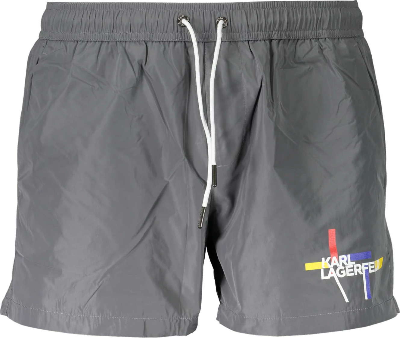 Kopalne hlače za moške KARL LAGERFELD BEACHWEAR, siva